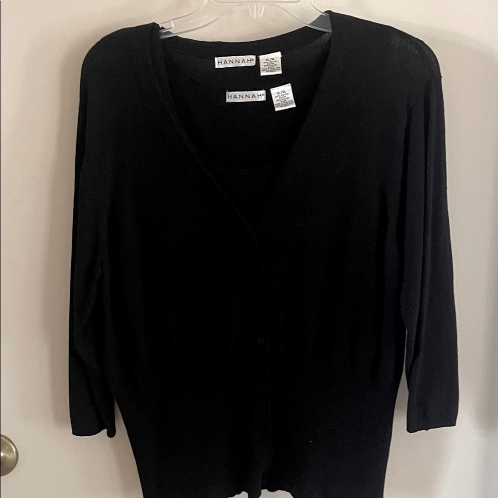 Hannah Classic Black Tank Top